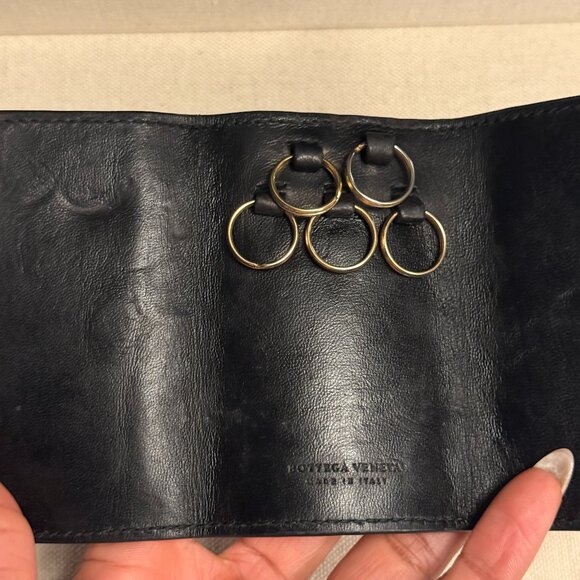 Bottega Veneta Intrecciato Leather 5 Key Case - Picture 7 of 9